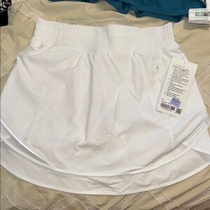 Lululemon White Athletic Skort